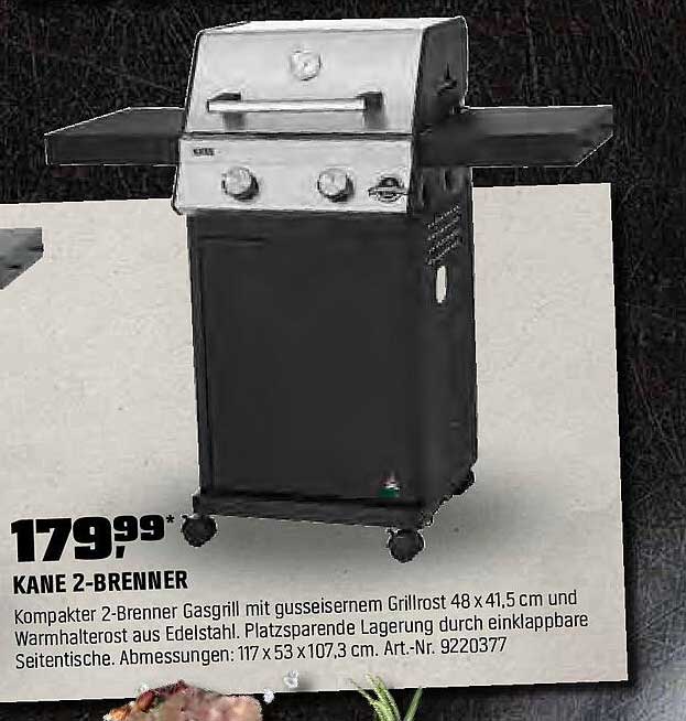 KANE 2-BRENNER Gaskgrill