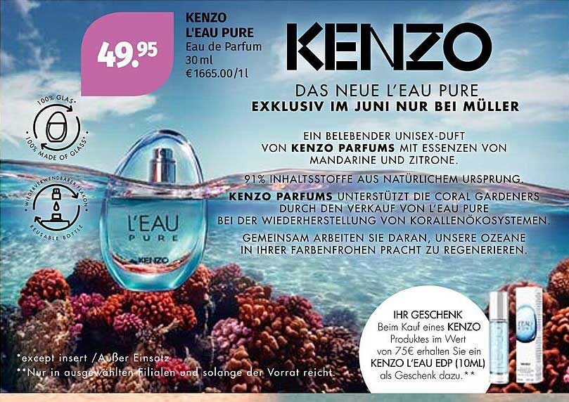 KENZO L’EAU PURE Eau de Parfum 30 ml
