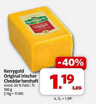 Kerrygold Original irischer Cheddar herzhaft 100 g