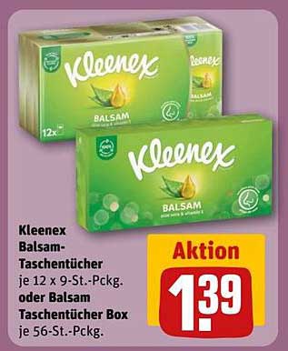 Kleenex Balsam-Taschentücher