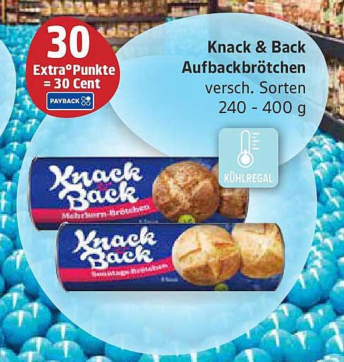 Knack & Back Aufbackbrötchen – verschiedene Sorten 240 - 400 g