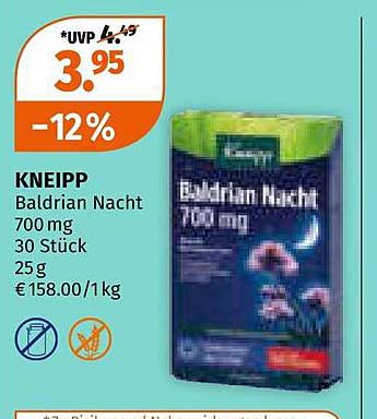 KNEIPP Baldrian Nacht 700 mg