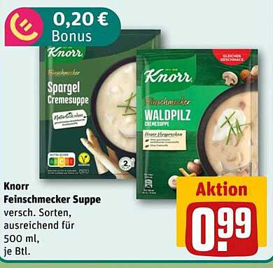 Knorr Feinschmecker Suppen - verschiedene Sorten