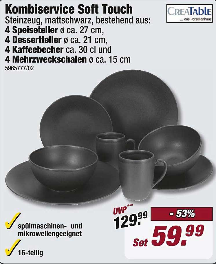 Kombiservice Soft Touch - 16-teilig