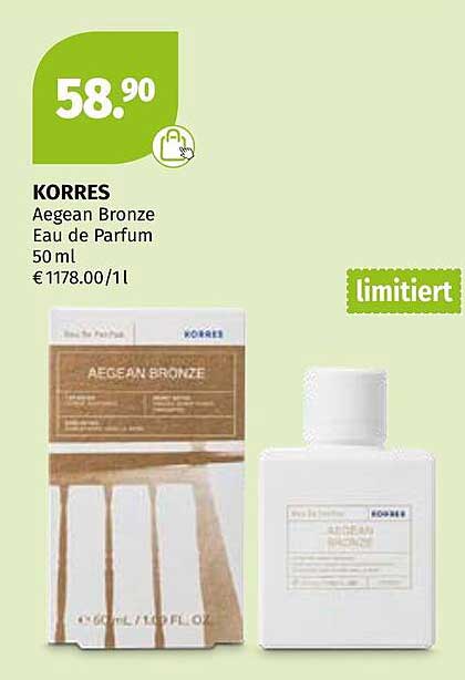 KORRES Aegean Bronze Eau de Parfum 50 ml
