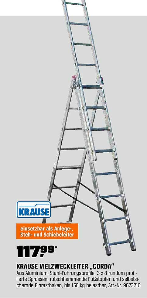 KRAUSE VIELZWECKLEITER „CORDA“