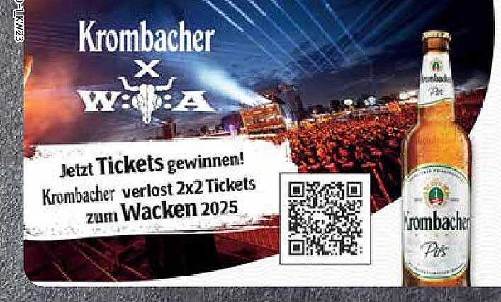 Krombacher x Wacken 2025: Jetzt Tickets gewinnen!