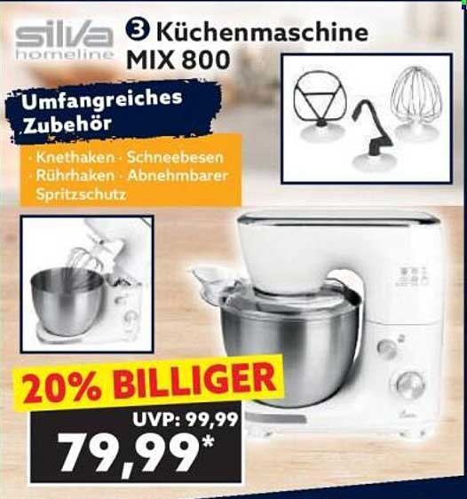 Küchenmaschine MIX 800 von Silva Homeline