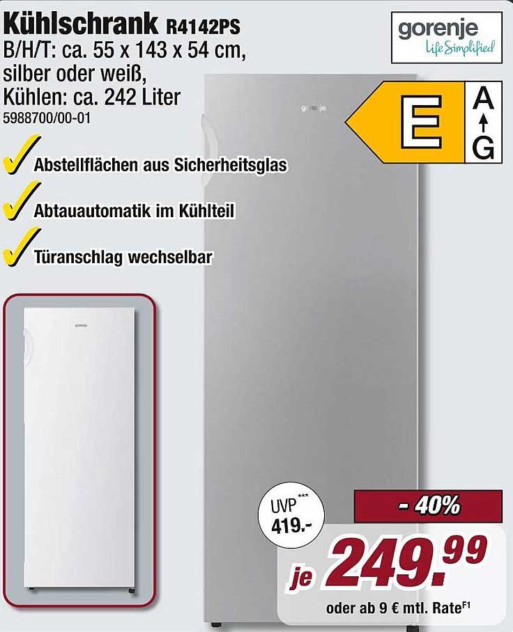 Kühlschrank R4142PS - Jetzt zum Spitzenpreis!