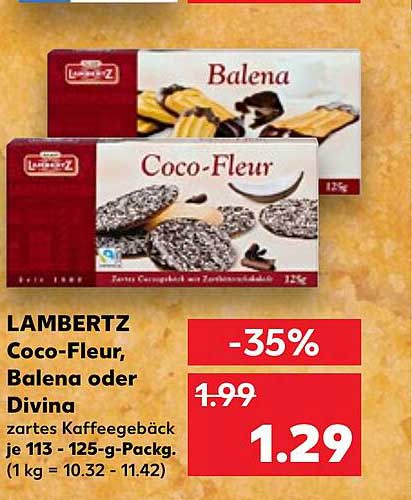LAMBERTZ Coco-Fleur, Balena oder Divina