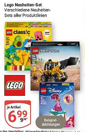 Lego Neuheiten-Set – Verschiedene Neuheiten-Sets aller Produktlinien