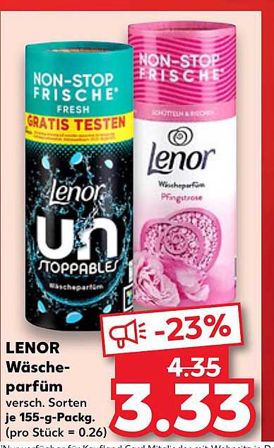 LENOR Wäschparfüm versch. Sorten je 155-g-Packg.