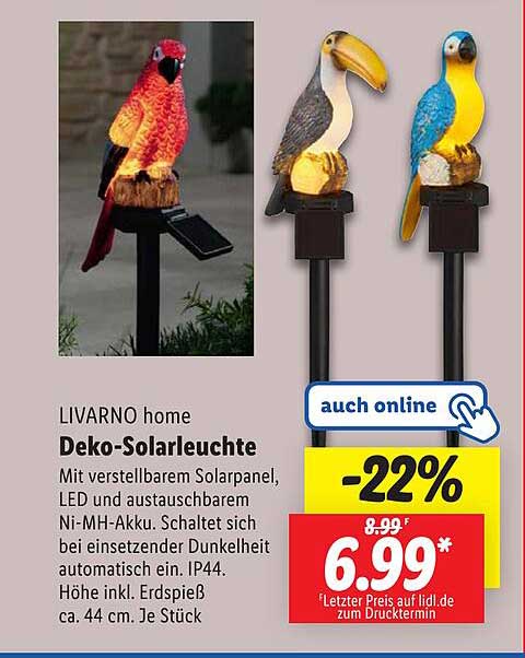 LIVARNO home Deko-Solarleuchte