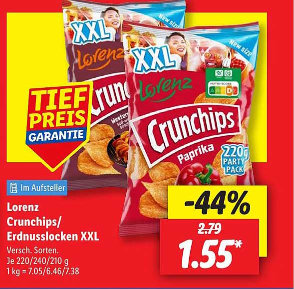 Lorenz Crunchips/Erdnusslocken XXL
