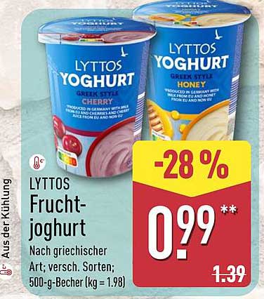 LYTTOS Fruchtjoghurt – griechischer Genuss für jeden Tag