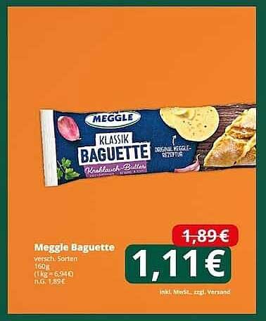 Meggie Baguette - Klassik Buttergeschmack