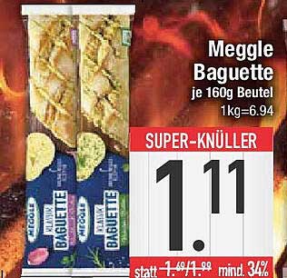 Meggle Baguette je 160g Beutel