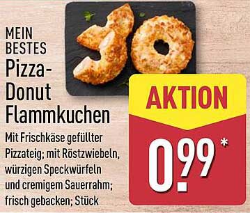 Mein Bestes Pizza-Donut Flammkuchen
