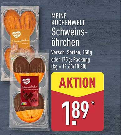 MEINE KUCHENWELT Schweinsöhrchen