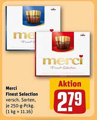 Merci Finest Selection 250 g - Aktion