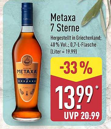 Metaxa 7 Sterne - Griechischer Likör