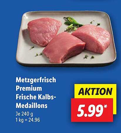 Metzgerfrisch Premium Frische Kalbs-Medaillons