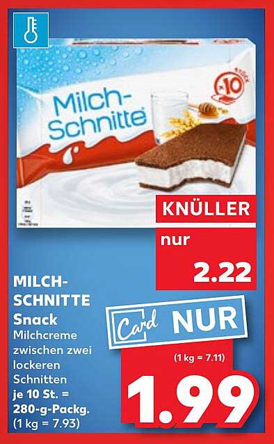 MILCH-SCHNITTE Snack – 10er Pack