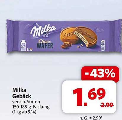 Milka Gebäck - Choco Wafer (150-185 g)