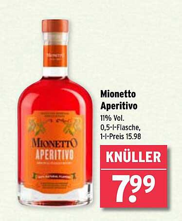 Mionetto Aperitivo - Erfrischender Genuss für jeden Anlass
