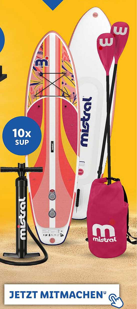 Mistral SUP-Paket – Ideal für Wasserabenteuer