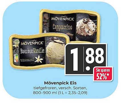 Mövenpick Eis - Bourbon Vanille & Cappuccino
