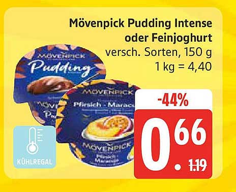 Mövenpick Pudding Intense oder Feinjoghurt 150 g
