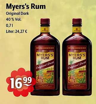 Myers’s Rum Original Dark 0,7l
