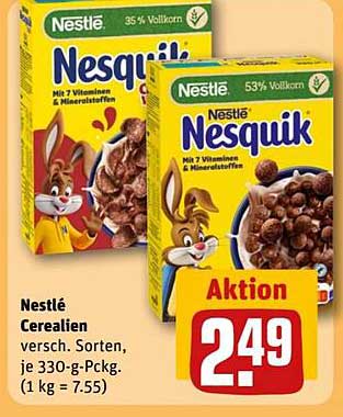 Nestlé Cerealien Nesquik 330 g
