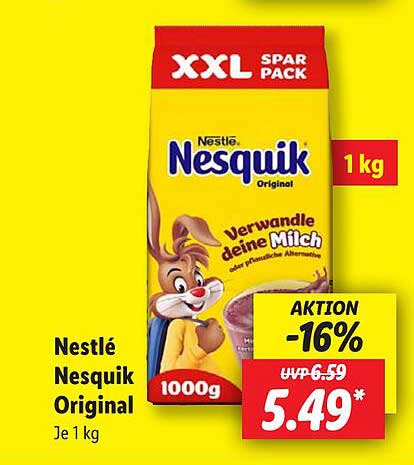 Nestlé Nesquik Original - 1 kg Packung
