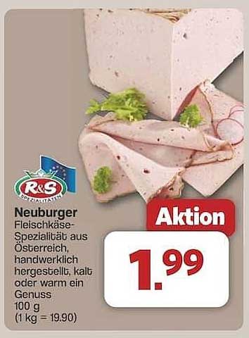 Neuburger Fleischkäse-Spezialität aus Österreich
