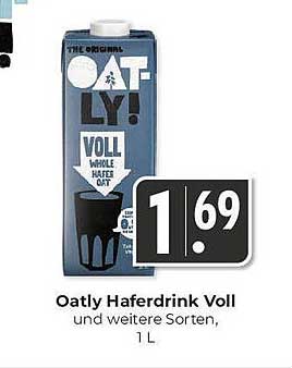 Oatly Haferdrink Voll, 1 L