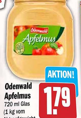Odenwald Apfelmus 720 ml Glas