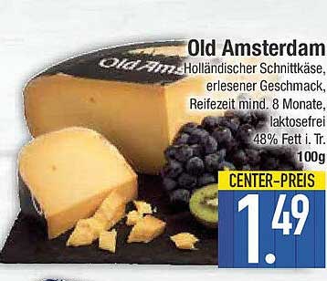 Old Amsterdam - Holländischer Schnittkäse, erlesener Geschmack