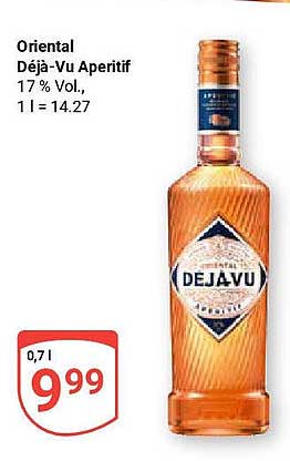 Oriental Déjà-Vu Aperitif 0,7 L - 17 % Vol.
