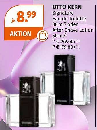 OTTO KERN Signature Eau de Toilette 30 ml oder After Shave Lotion 50 ml