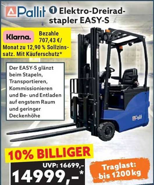Palit Elektro-Dreiradstapler EASY-S