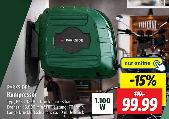 PARKSIDE® Kompressor - Maximalen Druck für Ihre Projekte