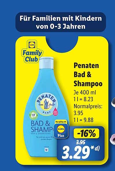 Penaten Bad & Shampoo 400 ml