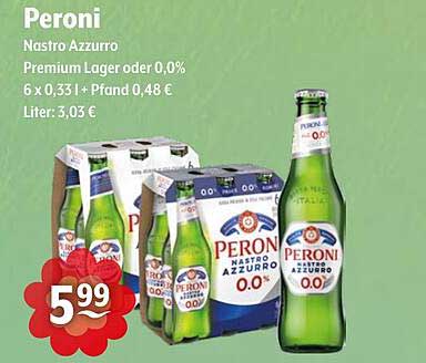 Peroni Nastro Azzurro 0,0 % - Premium Lager