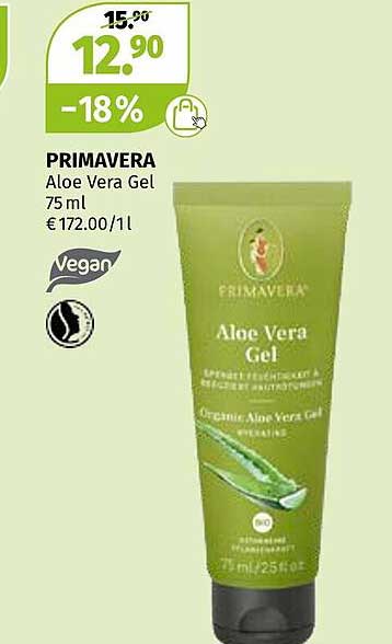 PRIMAVERA Aloe Vera Gel 75 ml