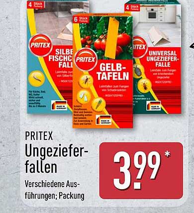 PRITEX Ungezieferfallen – verschiedene Ausführungen