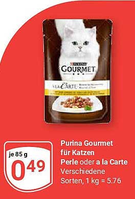 Purina Gourmet für Katzen - Perle oder a la Carte