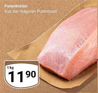Putenbraten aus der mageren Putenbrust