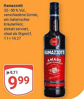 Ramazzotti Amaro 0,7 l